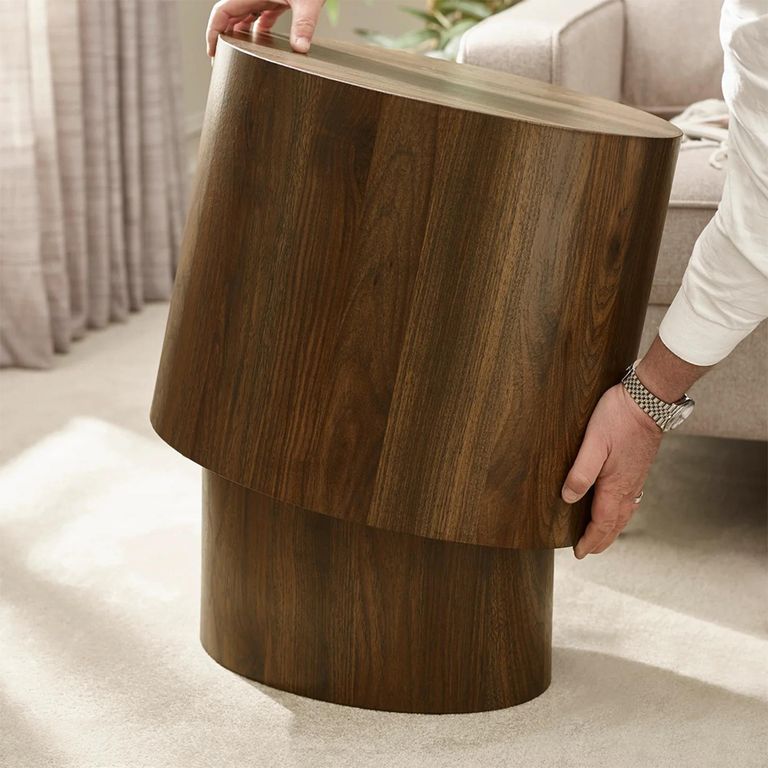 Toba Nest of 2 Tables - Oval - Walnut