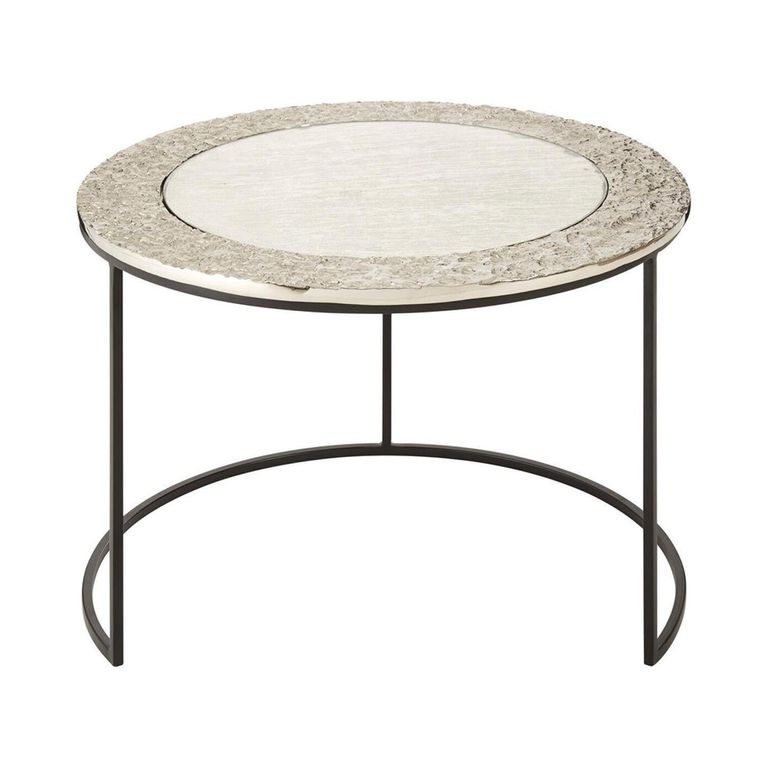 Akola Nest of 2 Tables - Round - Gold
