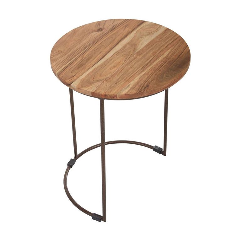 Boho Nest of 3 Tables - Round - Acacia Wood