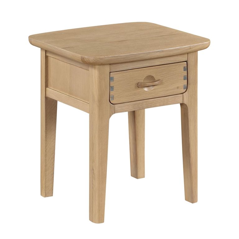 Cotswold Oak Nest of 2 Tables - 1 Drawer - Natural