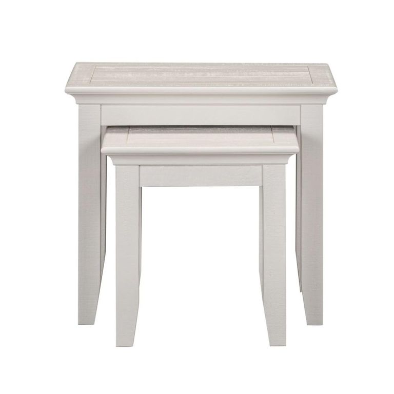Provence Painted Nest of 2 Tables - Truffle