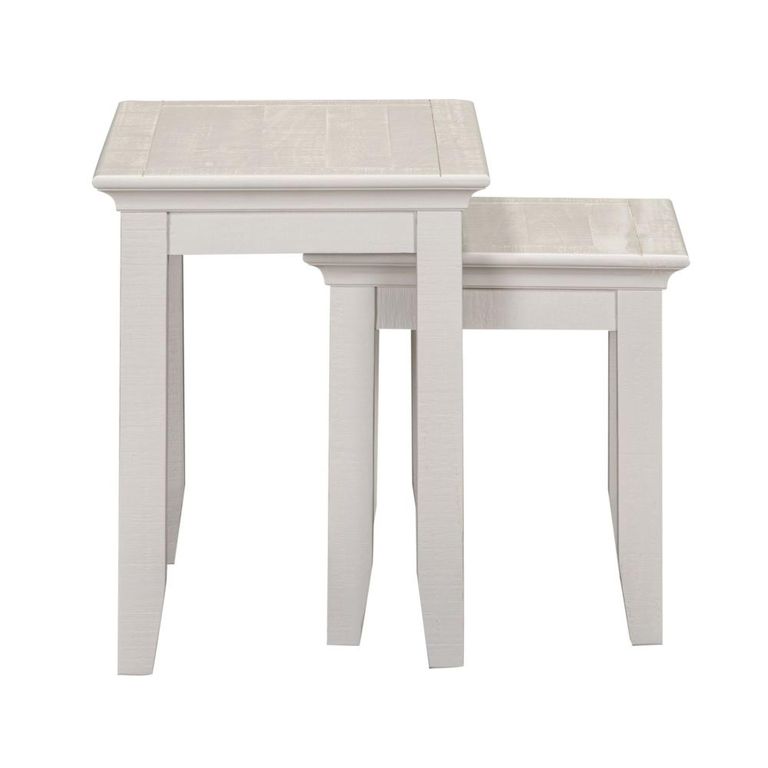 Provence Painted Nest of 2 Tables - Truffle