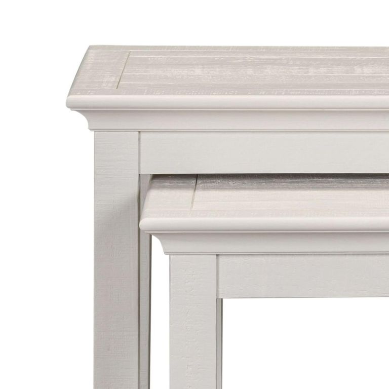 Provence Painted Nest of 2 Tables - Truffle