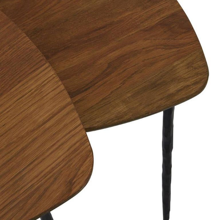 Gamelan Nest of 2 Tables - Triangular - Oak