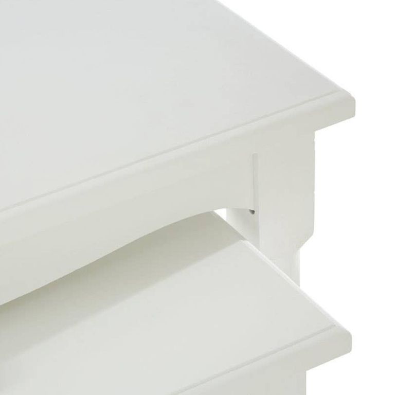 Hendra Nest of 3 Tables - White Wood