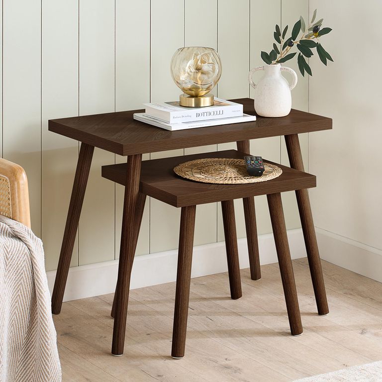 Herringford Nest of Tables - 2 Tier - Walnut