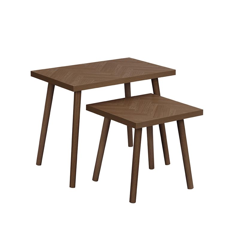 Herringford Nest of Tables - 2 Tier - Walnut