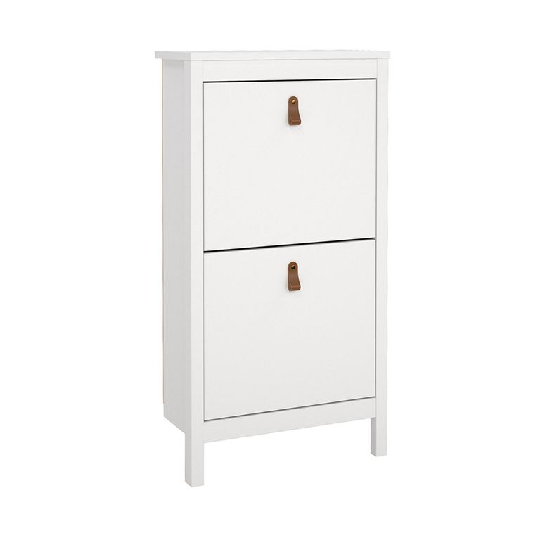 Barcelona Shoe Cabinet - 2 Door - White