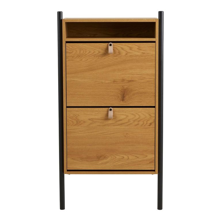Barco Shoe Cabinet - 2 Door - Natural