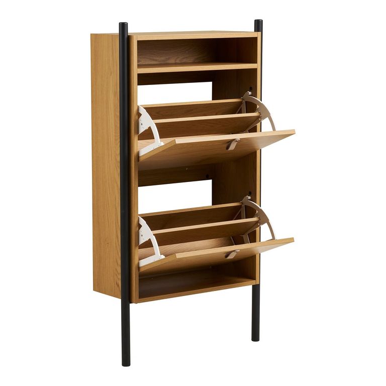 Barco Shoe Cabinet - 2 Door - Natural
