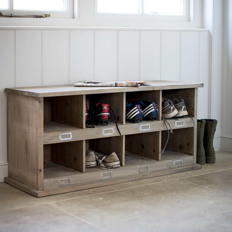 Chedworth 8 Shoe Locker Natural Wood