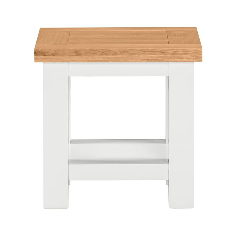 Lundy Lamp Table - White Painted