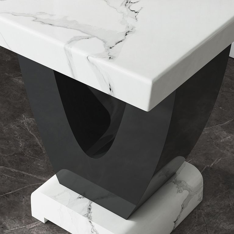Madrid Side Table - White Marble