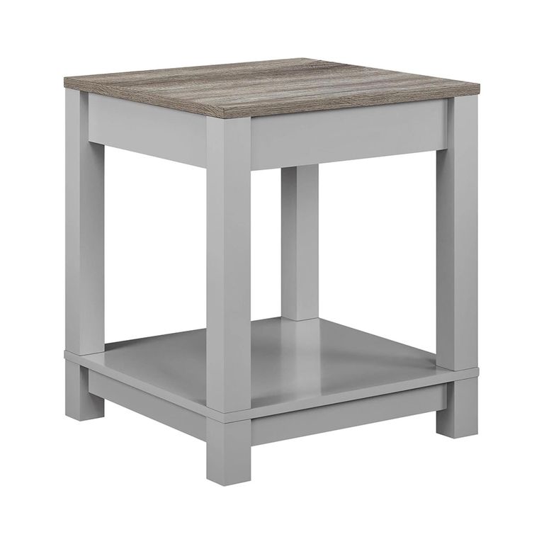Carver End Table - Weathered Oak & Grey - 5046096COMUK