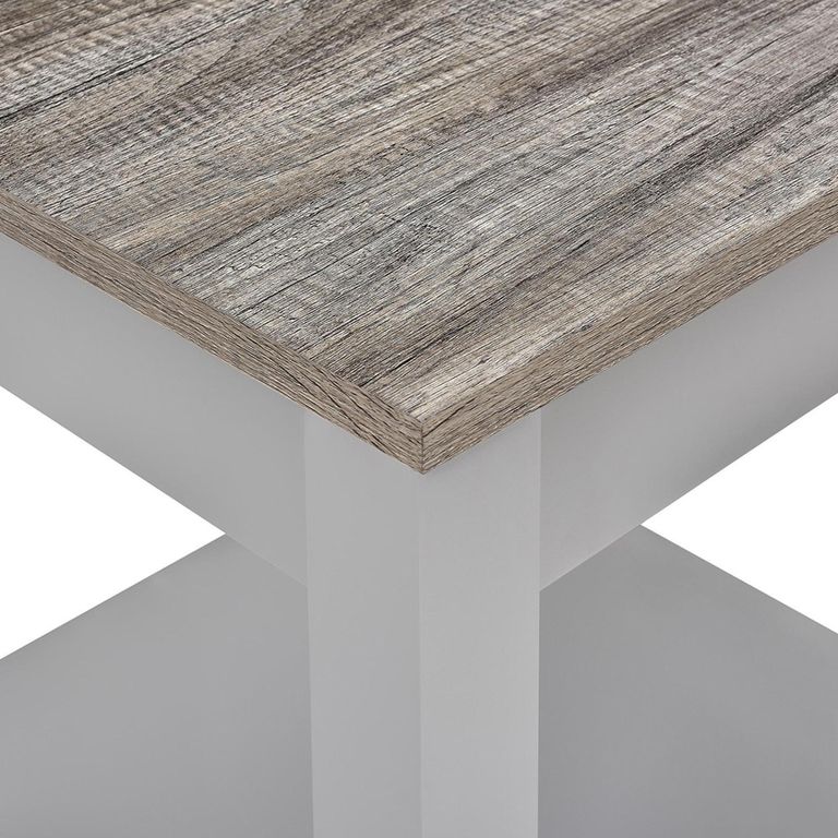 Carver End Table - Weathered Oak & Grey - 5046096COMUK