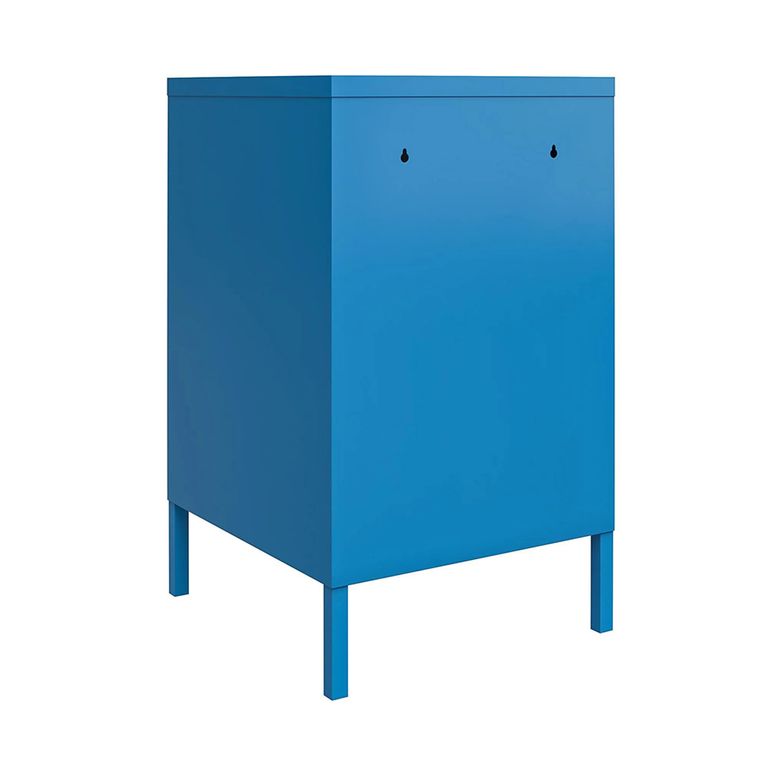 Novogratz Cache Locker End Table - Blue - 2354810COMNUK