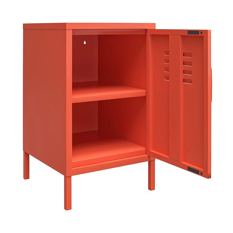 Novogratz Cache Locker End Table - Orange - 2354813COMNUK
