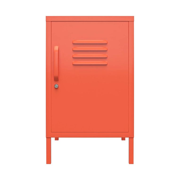 Novogratz Cache Locker End Table - Orange - 2354813COMNUK
