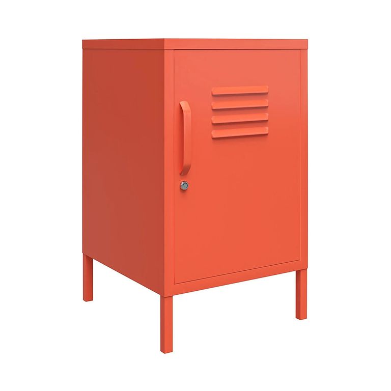 Novogratz Cache Locker End Table - Orange - 2354813COMNUK