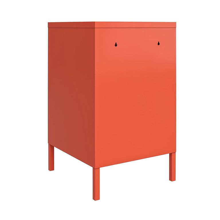 Novogratz Cache Locker End Table - Orange - 2354813COMNUK