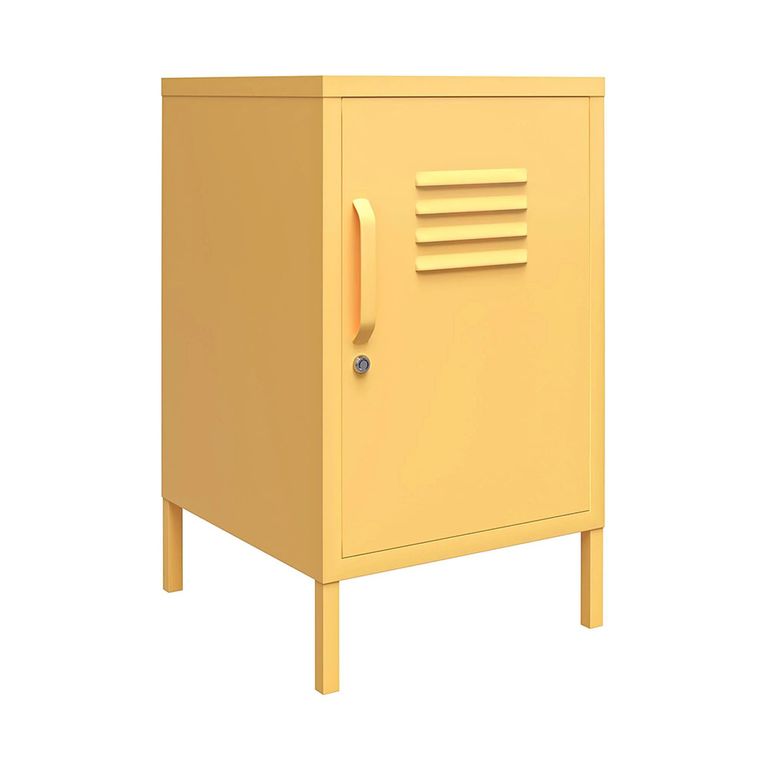 Novogratz Cache Locker End Table - Yellow - 2354814COMNUK