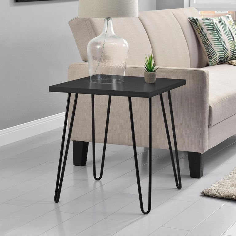 Owen Retro End Table - Black Oak - 5068296COMUK