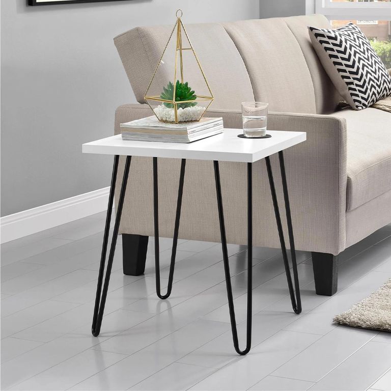 Owen Retro End Table - White - 5012015COMUK