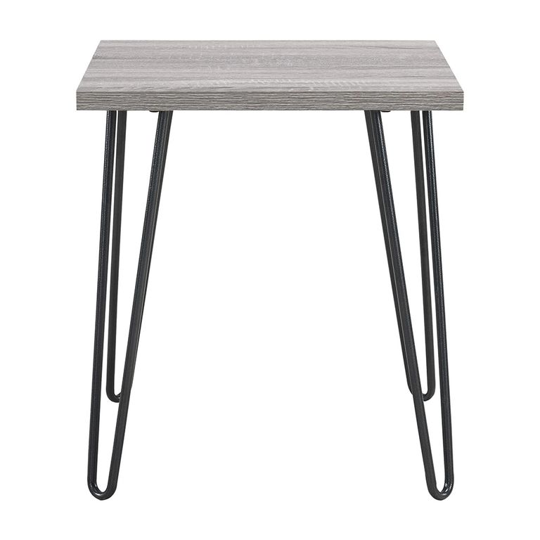 Owen Retro End Table - Grey Oak - 5068196PCOMUK