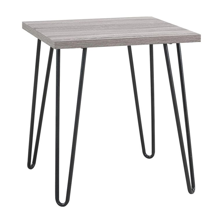 Owen Retro End Table - Grey Oak - 5068196PCOMUK