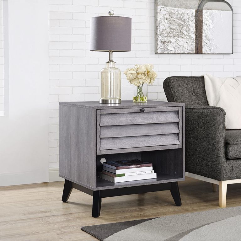 Vaughn Accent Table - Grey Oak - 5029196COMUK