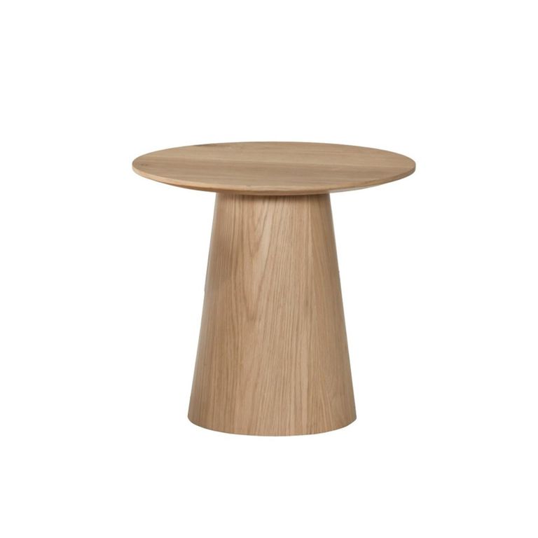 Novero Side Table - Round - Natural Oak