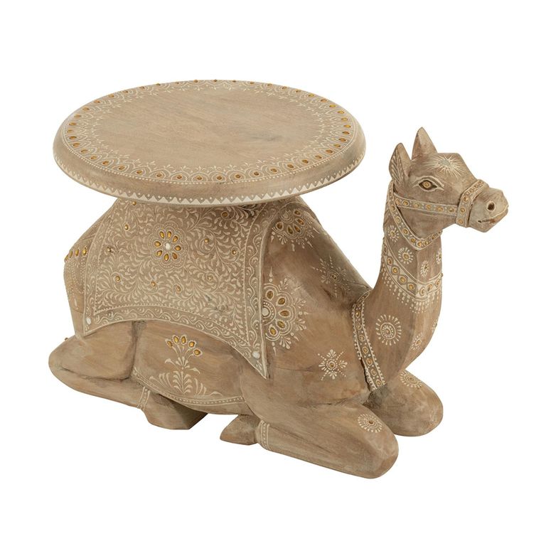 Camel Accent Table - Natural - Mango Wood