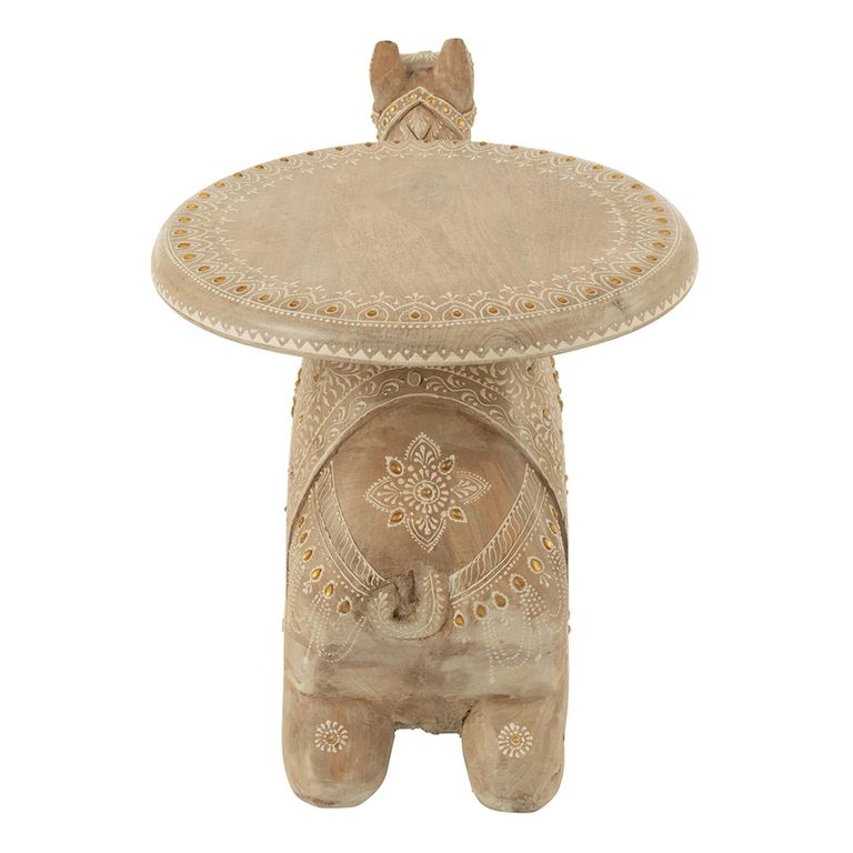 Camel Accent Table - Natural - Mango Wood
