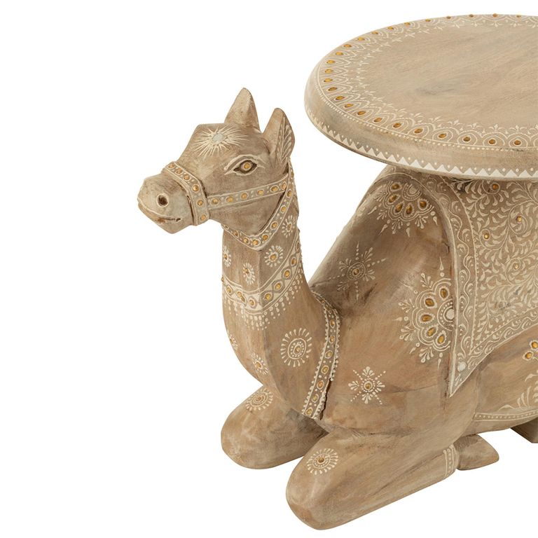 Camel Accent Table - Natural - Mango Wood