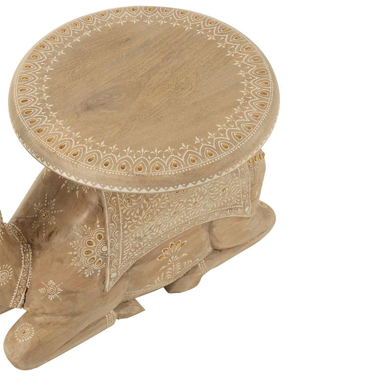 Camel Accent Table - Natural - Mango Wood