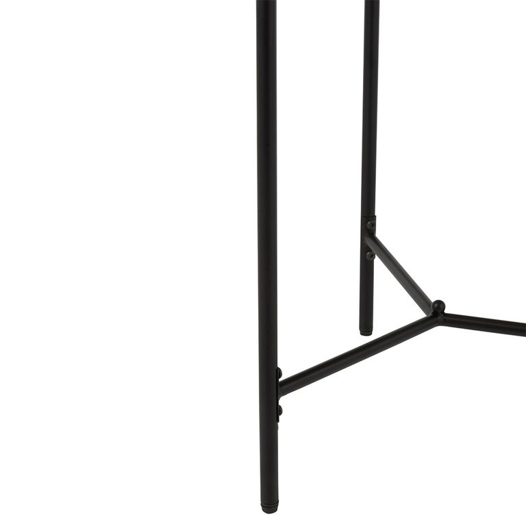 Zir Side Table - Abstract - Multi Colored - Mirrored and Metal