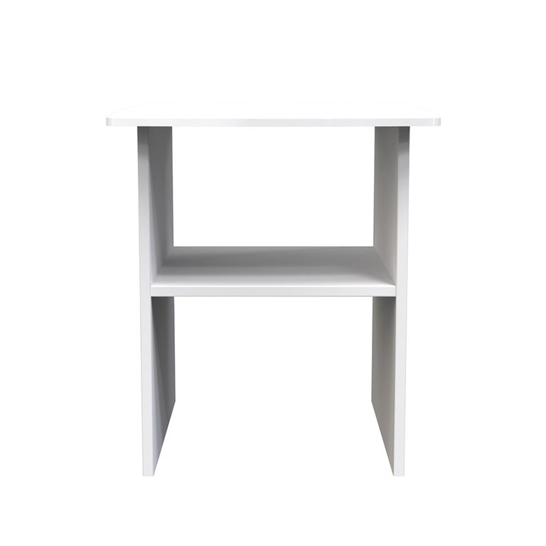 Camden Lamp Table - White Gloss
