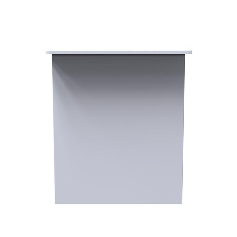 Camden Lamp Table - White Gloss