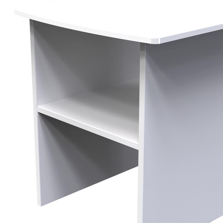 Camden Lamp Table - White Gloss