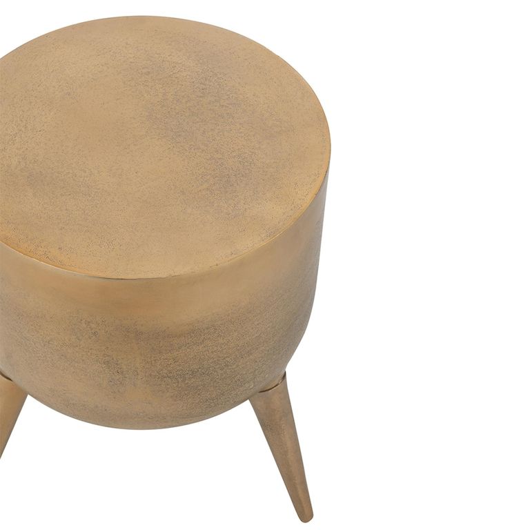 Fone Accent Table - Round - Gold - Aluminium