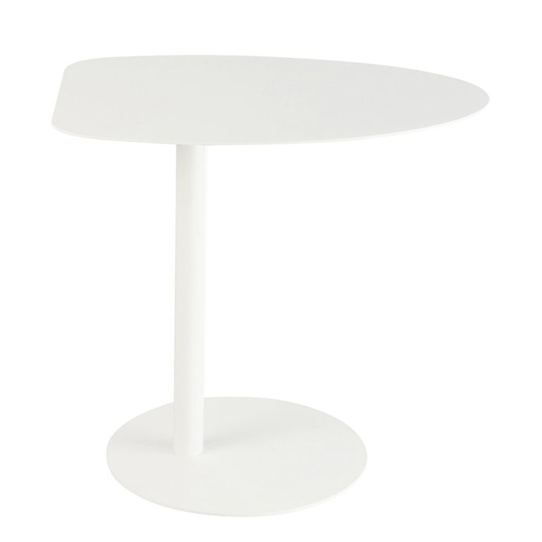 Ice Side Table - White - Metal