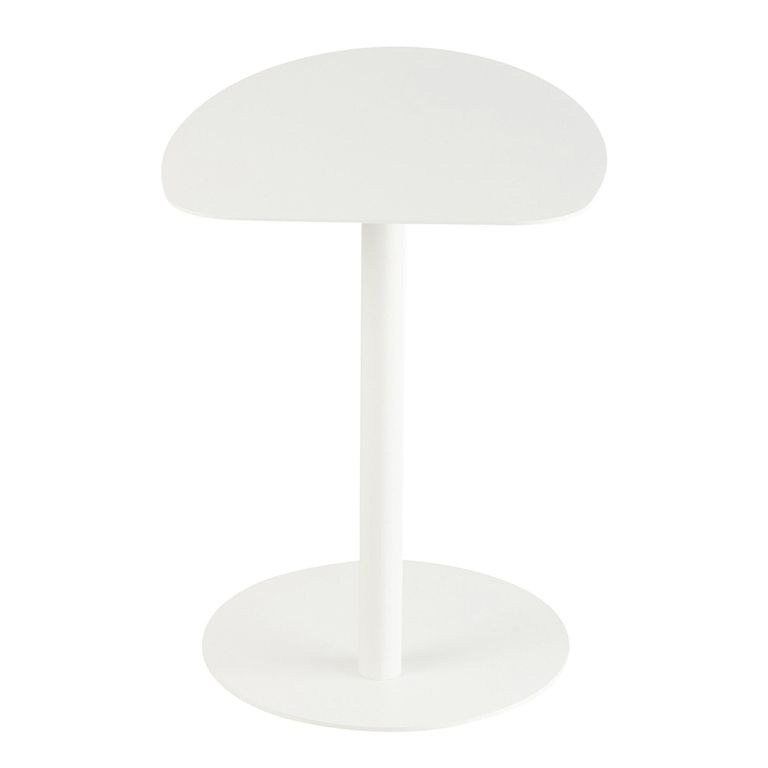 Ice Side Table - White - Metal