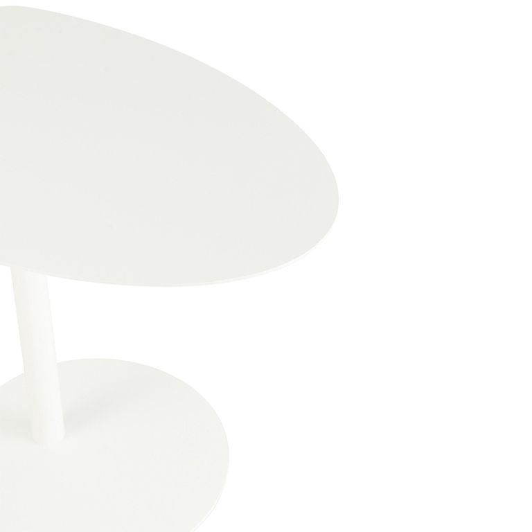 Ice Side Table - White - Metal