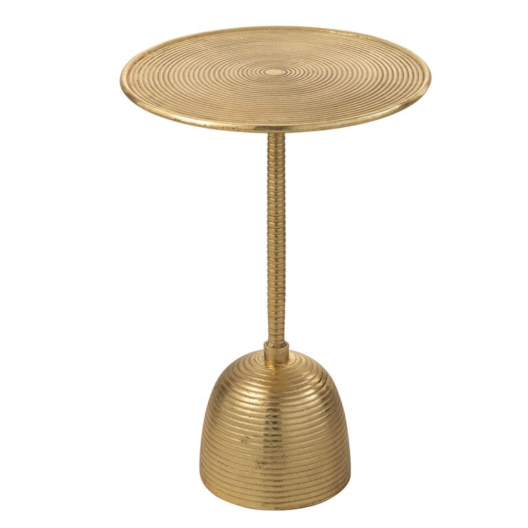 Lera Accent Table - Round - Gold - Aluminium