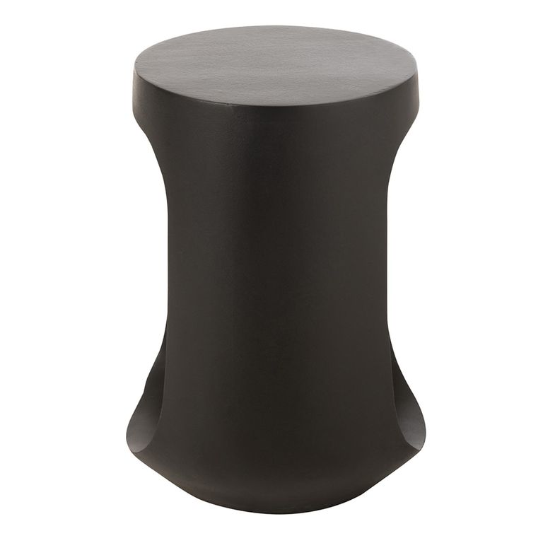 Pod Side Table - Round - Black - Mango Wood