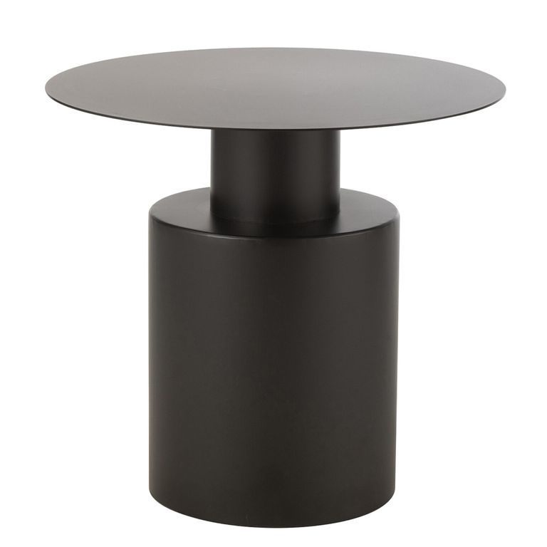 Side Table - Round - Black - Metal