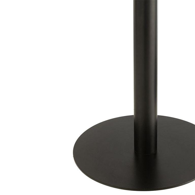 Side Table - Round - Set of 2 - Black - Metal