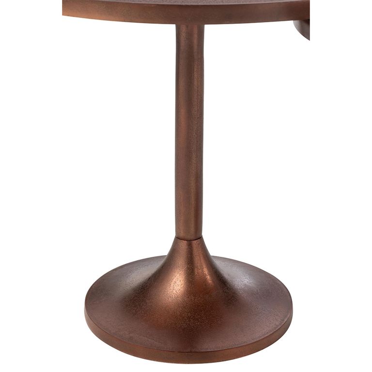 Accent Table - Round - 2 Tier - Bronze - Aluminium