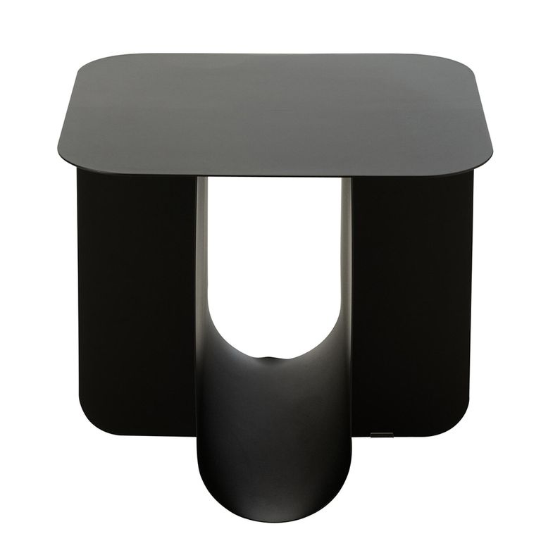 Side Table - Square - Black - Metal