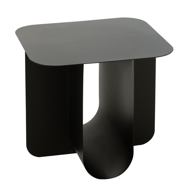 Side Table - Square - Black - Metal